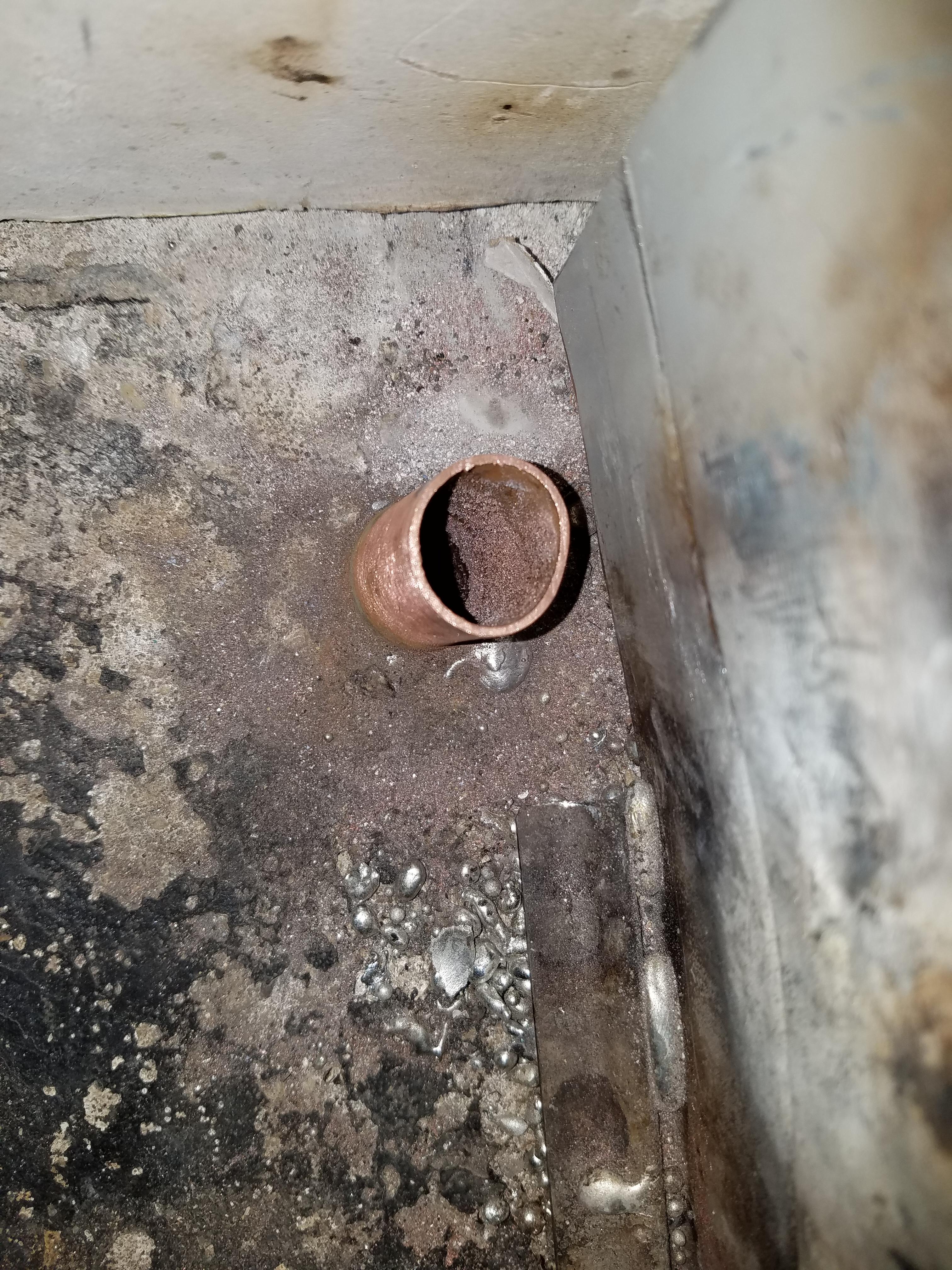 making baseboard pipe connection and running out of options (and pipe ...